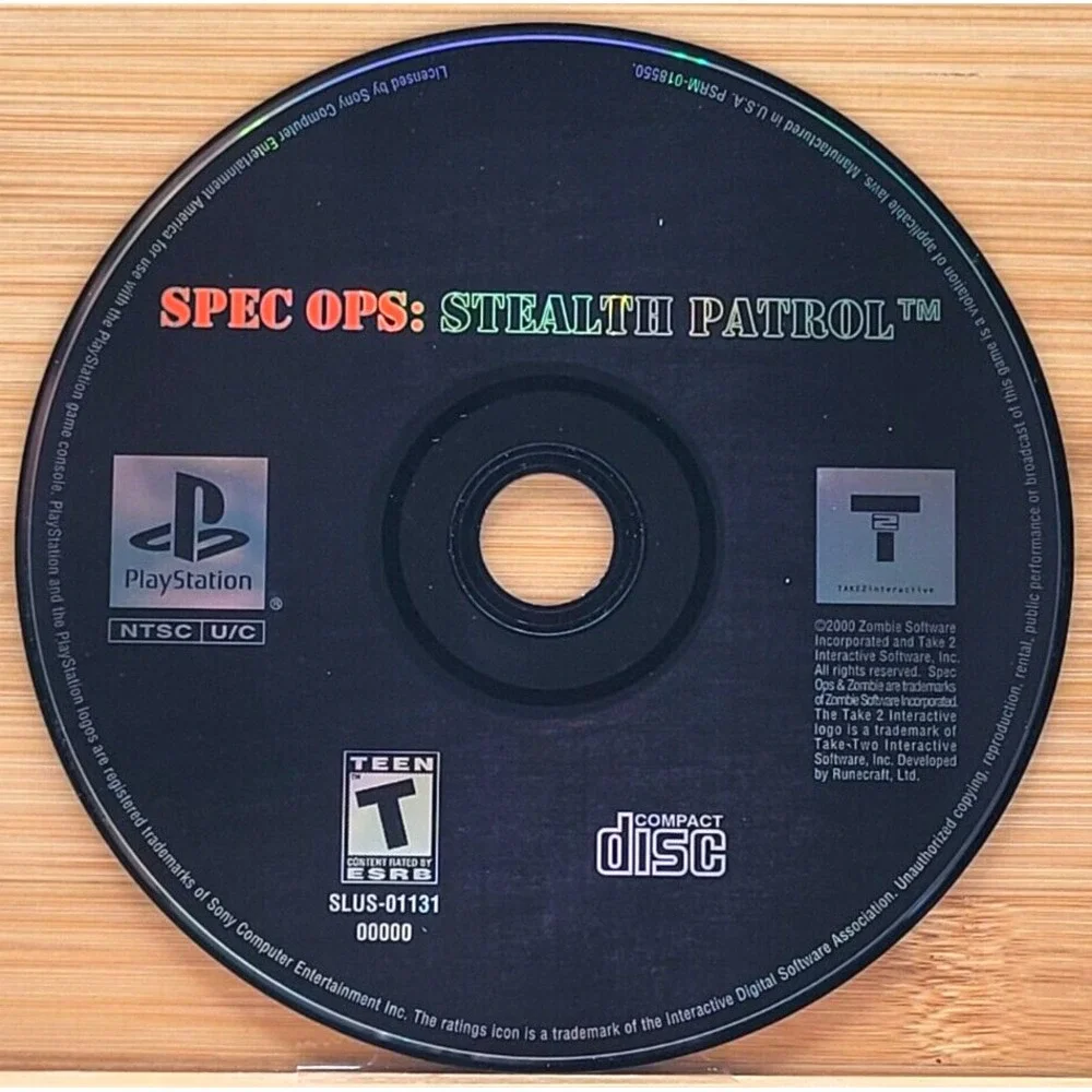SPEC OPS: STEALTH PATROL PS1‎ GAME  DISC ONLY PLAYSTATION SONY
